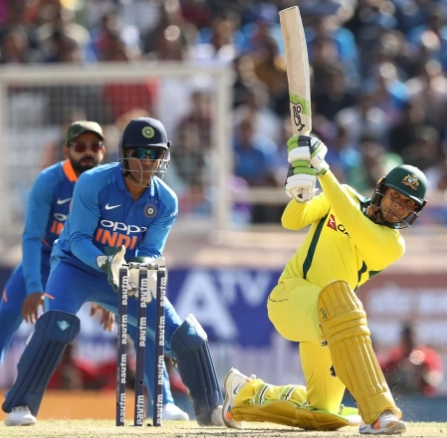 Batsman hitting a shot